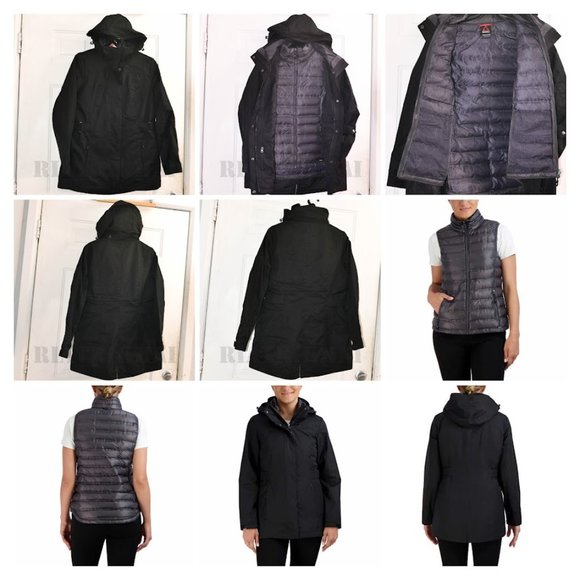 Black NWT Gerry Ladies' 3-in-1 Systems‎ Vest-Jacket - Picture 1 of 15